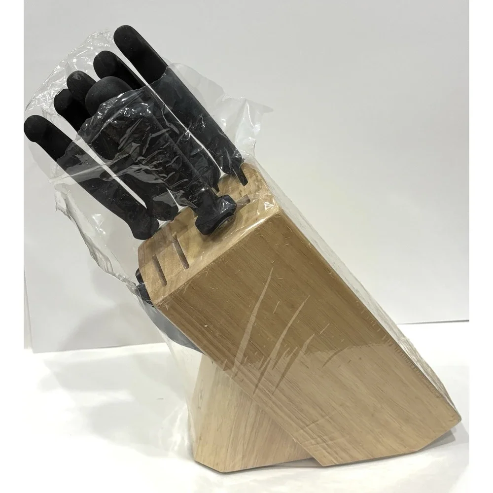 Victorinox Fibrox Cutlery Block Set 8-Piece Knife Set with Shears & Block